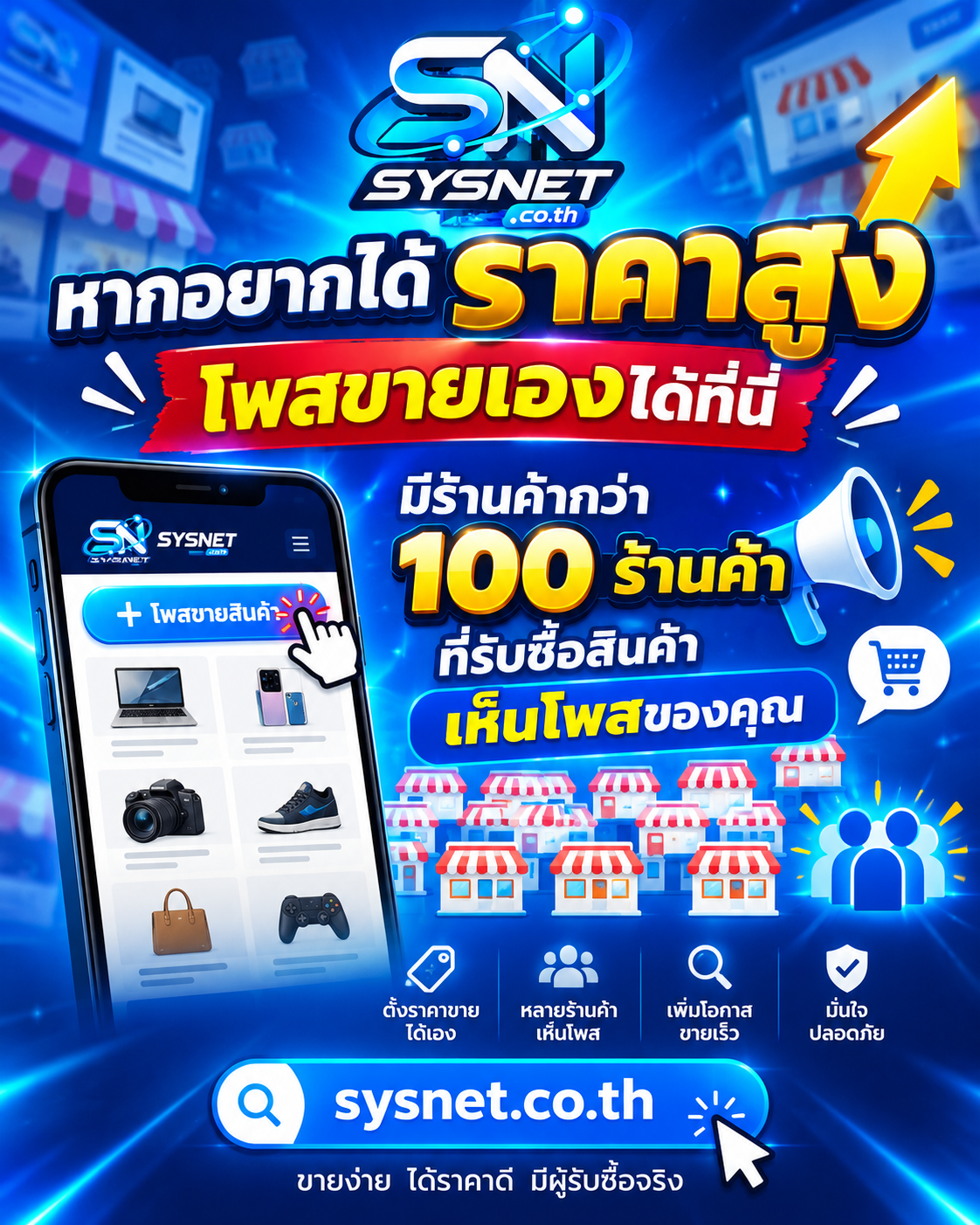 sysnet ลงขายสินค้าฟรี
